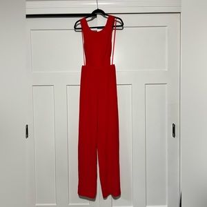 BCBGMAXAZRIA Red Jumpsuit NWT